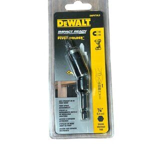 Dewalt Power Tool Impact Bit Holder Pivoting Metal Home Garage Magnetic